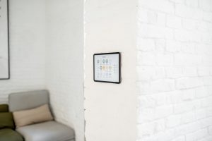 Touch screen panel of a smart home