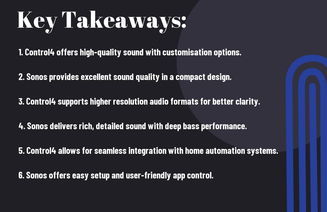 control4 vs sonos multiroom audio comparison thi SMART HOME