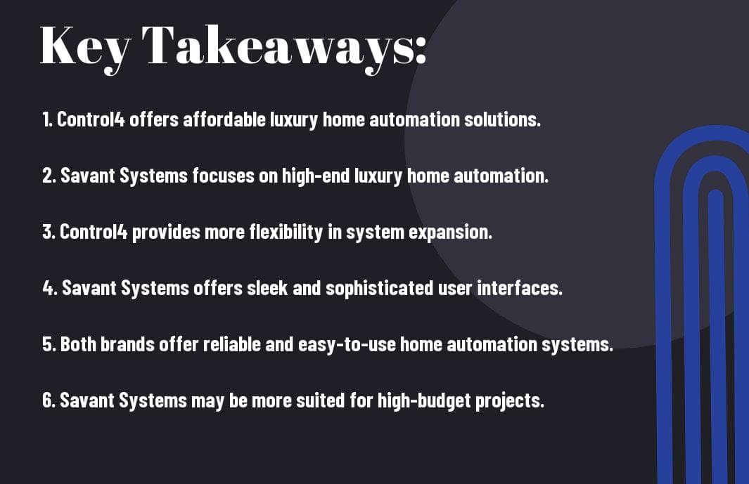luxury home automation control4 vs savant systems cgu SMART HOME