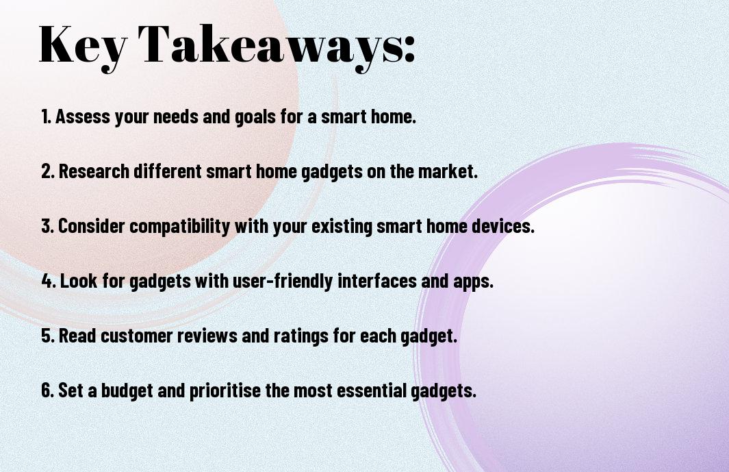 choosing the best smart home gadgets ypf SMART HOME