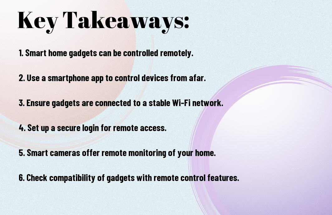 remotely controlling smart home gadgets while away czs SMART HOME